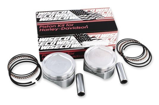 Wiseco VT2780 VT Piston Kit (131ci., Dished) - Standard Bore 4.250in.,  10.5:1 Compression