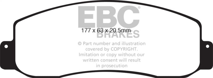 Ebc DP41777R EBC Yellowstuff Brake Pad Sets