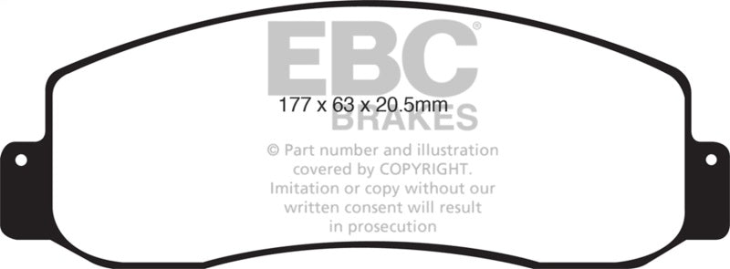 Load image into Gallery viewer, Ebc DP41777R EBC Yellowstuff Brake Pad Sets
