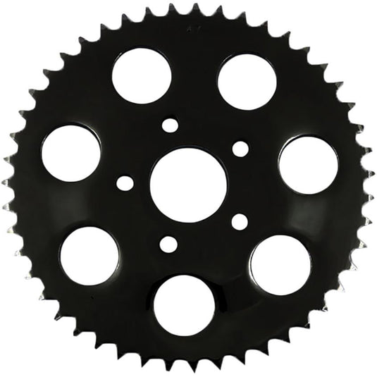 Drag Specialties 1210-1832 530 Chain Conversion Rear Sprocket - Flat - 46T - Gloss Black