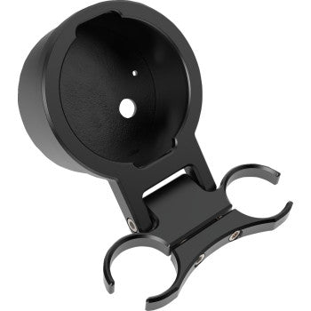 La Choppers LA-7398-11B T-Bar Gauge Relocation Kits - 1-1/4in. - Black