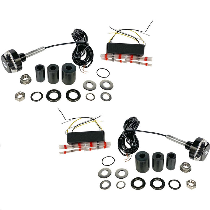 Custom Dynamics CD-BAR-END-AW-B Dynamic LED Handlebar End Lights