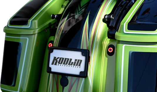 Kodlin KUS20100 Curved LED License Plate Kit - Black