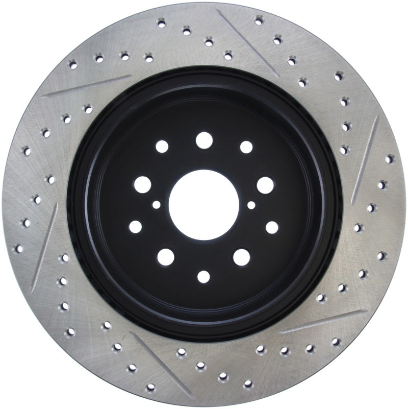 Load image into Gallery viewer, Stoptech 127.44105R ST Slot &amp; Drill Brake Rotors

