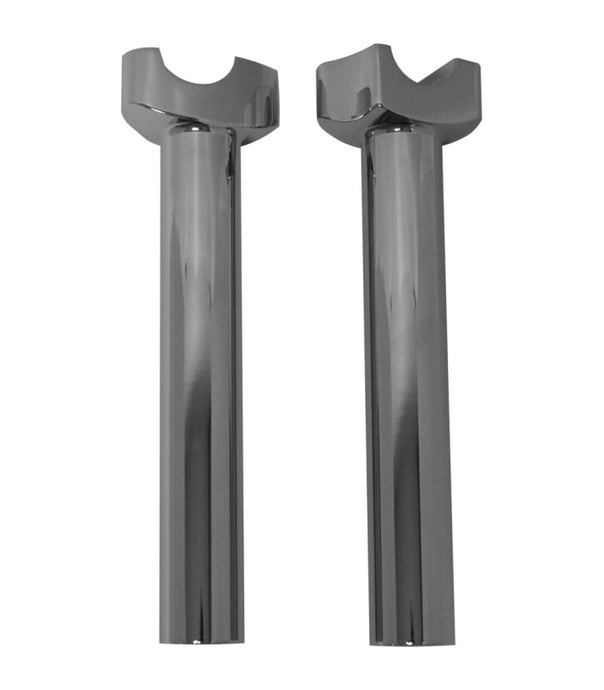 Harddrive 04-563 Forged Straight Handlebar Risers - 8-1/2in. Rise - Chrome