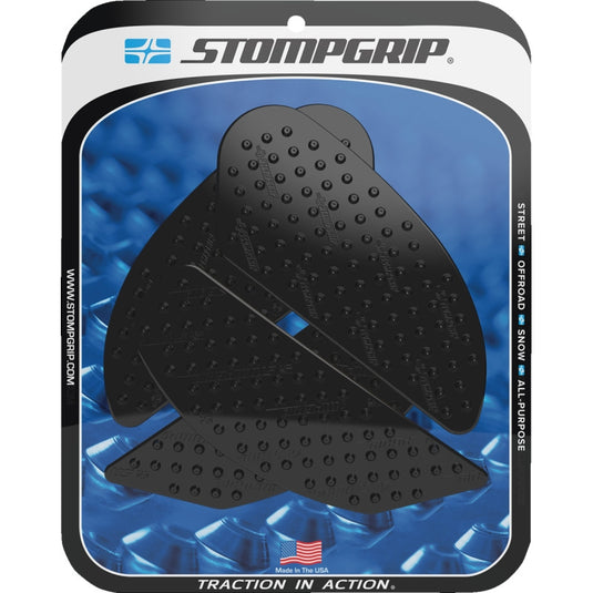 Stompgrip 55-10-0150B Volcano Profile Traction Tank Grip - Street - Black