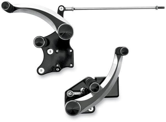 Accutronix FC106-SIN Forward Controls with Master Cylinder - Diamond - Night Series