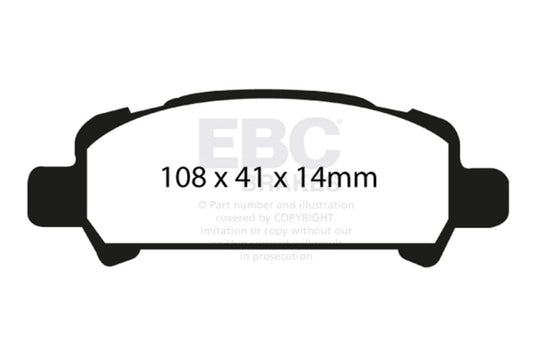 Ebc DP31293C EBC Redstuff Brake Pad Sets