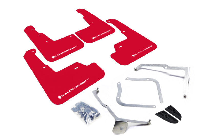 Load image into Gallery viewer, Rally Armor MF32-UR-RD/WH RAL UR Red Flap/Wht Logo
