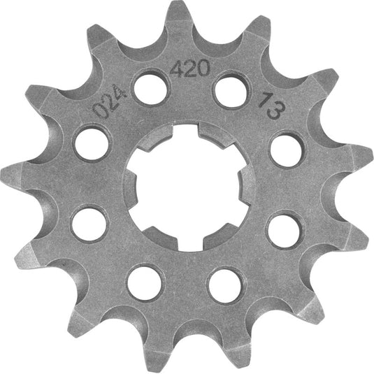 Moto-Master 610241113 Steel Front Sprocket - 13T (Natural)