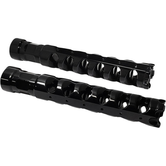 Accutronix PF121-AKB Muzzle Brake Rigid Footpegs - Black