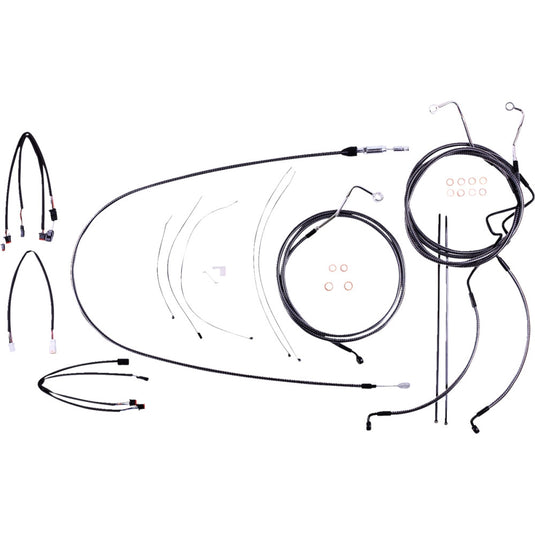 Magnum 7871211 Karbonfiber Handlebar Installation Kit for 12in-14in. Ape