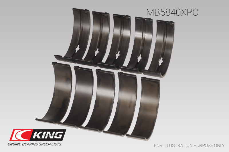 Load image into Gallery viewer, King Engine Bearings MB5840XPC KING Main Bearings
