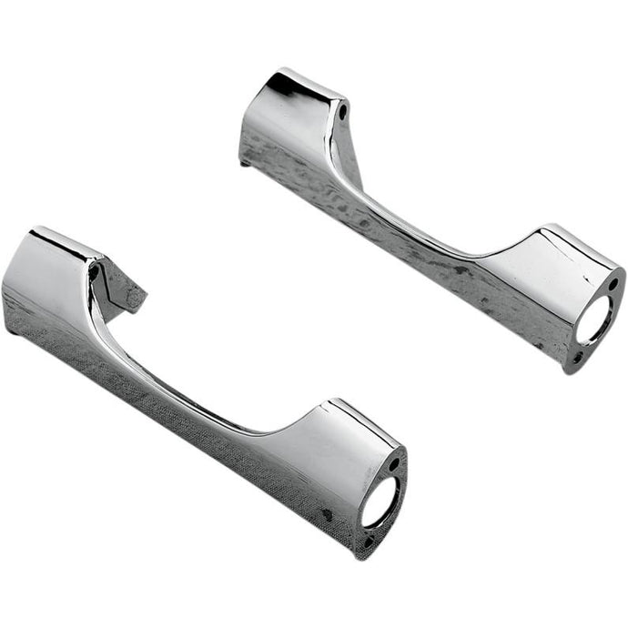 Drag Specialties DS-280219 8 1/4in. Short Turn Signal Mounting Brackets - Chrome