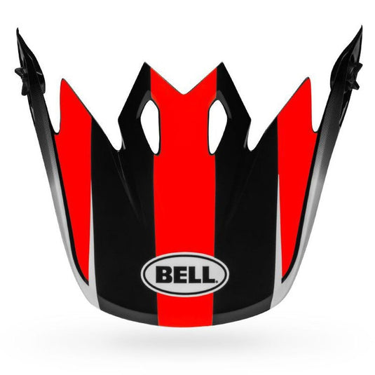 Bell Helmets Visor for MX-9 Dash Helmets - Gloss Orange/Black
