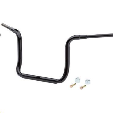 La Choppers LA-7323-14B 1-1/2in. Traditional Ape Hanger Handlebar - Black