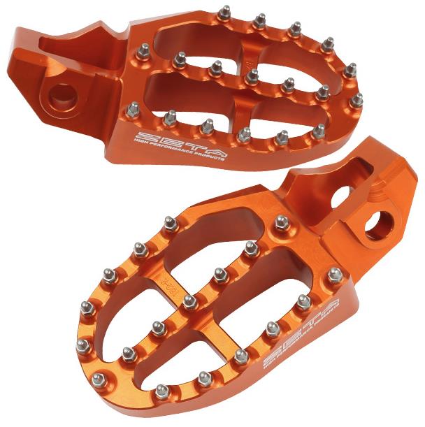 Zeta ZE93-1817 Footpegs - Orange