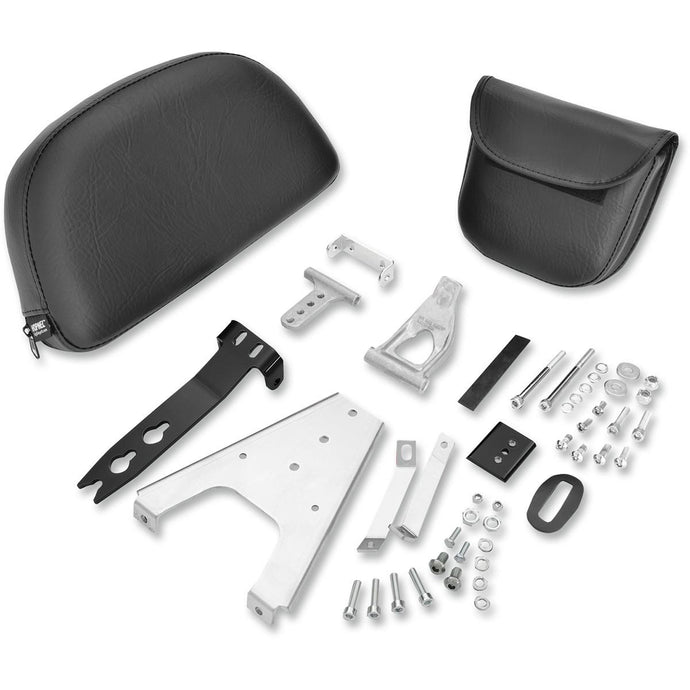 Show Chrome 30-208 Detachable Smart Mount Backrest - Black