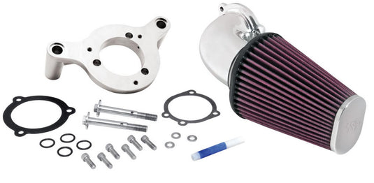 K&N Engineering 57-1125P Aircharger Performance Intake System - Polished