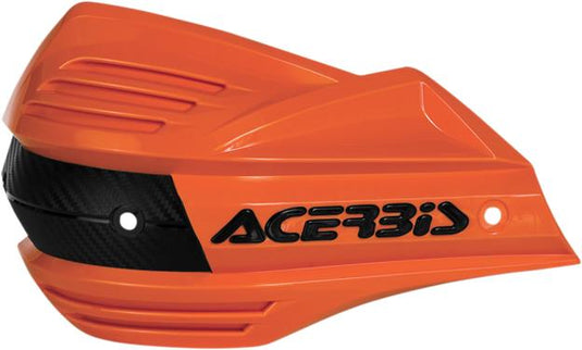 Acerbis 2393481008 X-Factor Replacement Plastic Handguards - Orange/Black