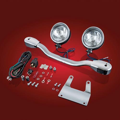 Show Chrome 63-142 Elliptical Driving Light Kit - 3 1/2in. Diameter