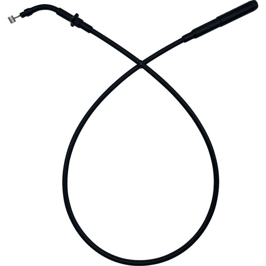 Fat Baggers, Inc. 118006-B EZ Install Upper Clutch Cable - +6in. - Black Braided
