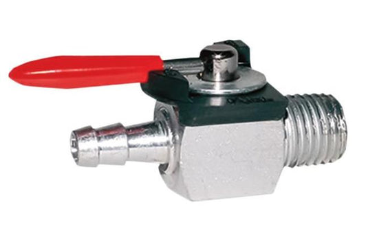 Motion Pro 12-0039 Inline Fuel Valve - 1/4in. Pipe Thread and 1/4in. Barb