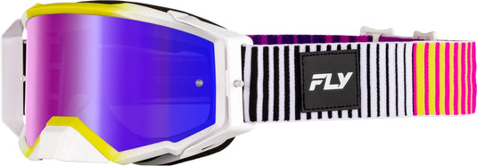 Pink/Yellow/Purple / Iridescent Red Mirror/Smoke