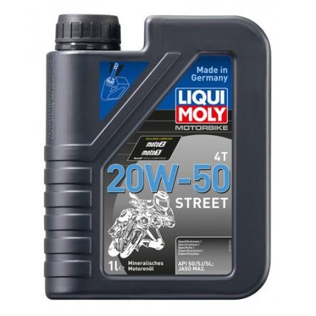 Liqui Moly 20062 4T Mineral Street Motor Oil - 20W-50 - 1L