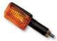 K&S Technologies 25-8139 Long-Stem Mini-Stalk Marker Lights - Carbon with Amber Lens