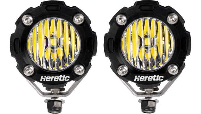 Heretic Studio 52012 LED Pod Light - Floodlight - Pair - Clear