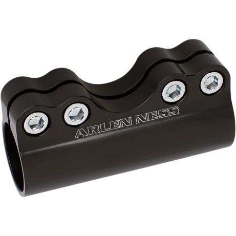 Arlen Ness 08-050 1in. Modular Adjustable Handlebar Clamps - Black