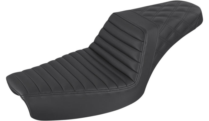 Saddlemen 896-04-176 Step-Up Front TR/Rear LS Seat - Black