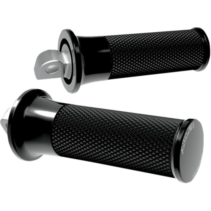 Arlen Ness 07-921 Fusion Footpegs - Smoothie - Black