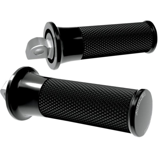 Arlen Ness 07-921 Fusion Footpegs - Smoothie - Black