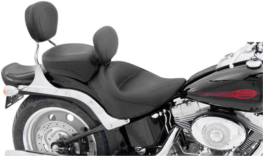 Mustang 79530 Vintage Wide Solo Seat with Removable Backrest