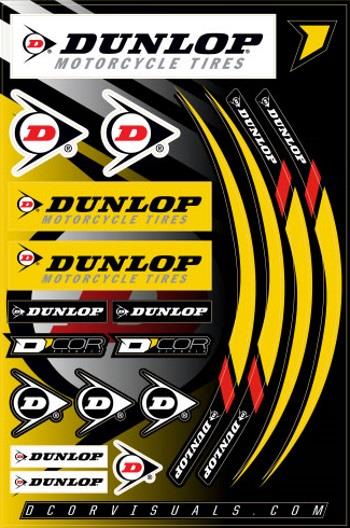 Dcor 40-90-117 Rim Decal - Dunlop