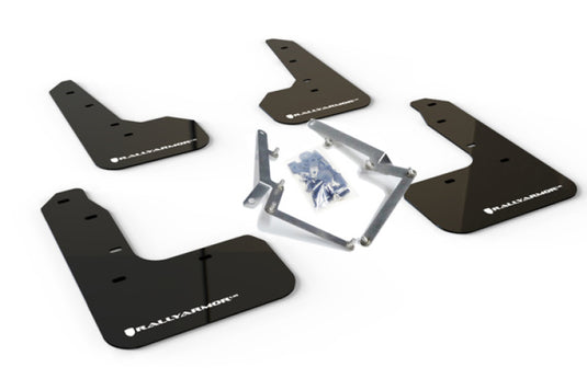 Rally Armor MF51-UR-BLK/WH RAL UR Blk Flap/Wht Logo