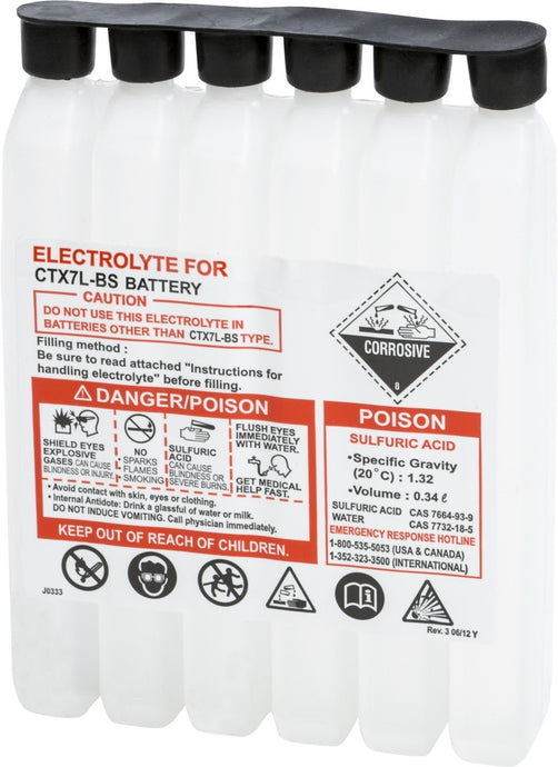 Fire Power 340CC CTX Sealed Battery Electrolyte Pack