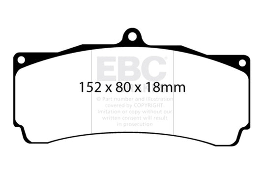 Ebc DP8006.17SR11 EBC SR-11 Brake Pad Sets