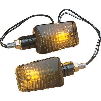 K&S Technologies 25-8119 Mini-Stalk Marker Lights - Carbon with Smoke Lens