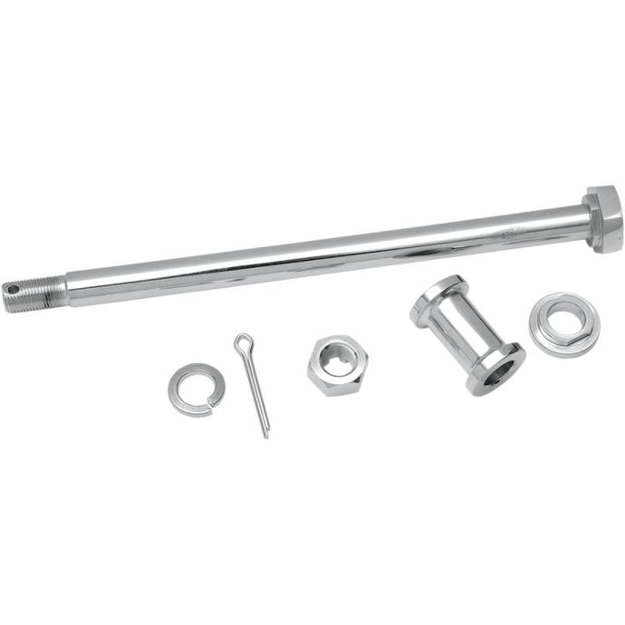 Drag Specialties 0214-0583 Chrome Axle Kit - Rear