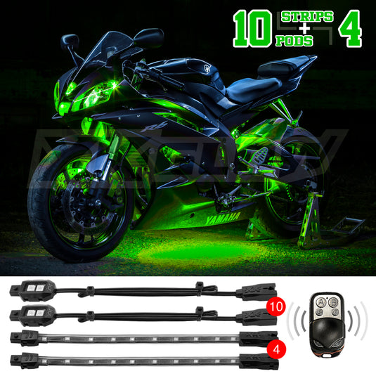 Xkglow XK034002-G XKG Moto Light Kits
