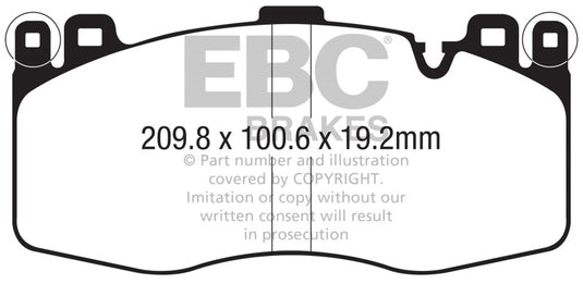 Ebc DP52370NDX EBC Bluestuff Brake Pad Sets