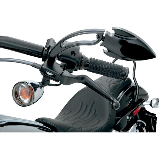 Drag Specialties 0610-0129 Wide Blade Lever Set - Black