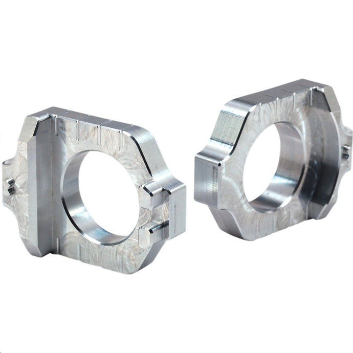Works Connection 17-310 Elite Axle Blocks - Silver