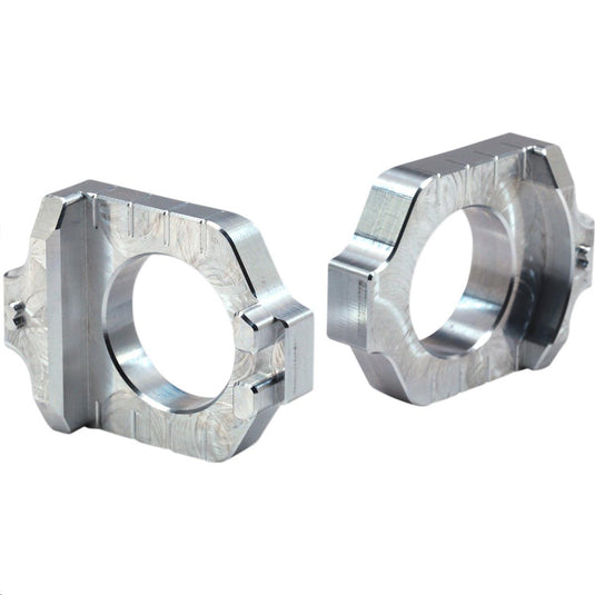 Works Connection 17-310 Elite Axle Blocks - Silver