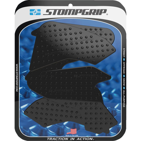 Stompgrip 55-10-0176B Volcano Profile Traction Tank Grip - Street - Black