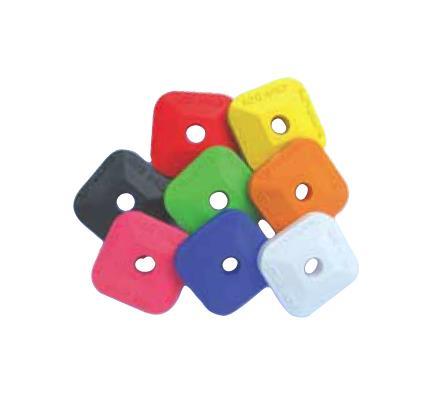 Stud Boy 2462-P1-YEL Super-Lite Plus Single Backer Plates - Yellow - 24 Pack