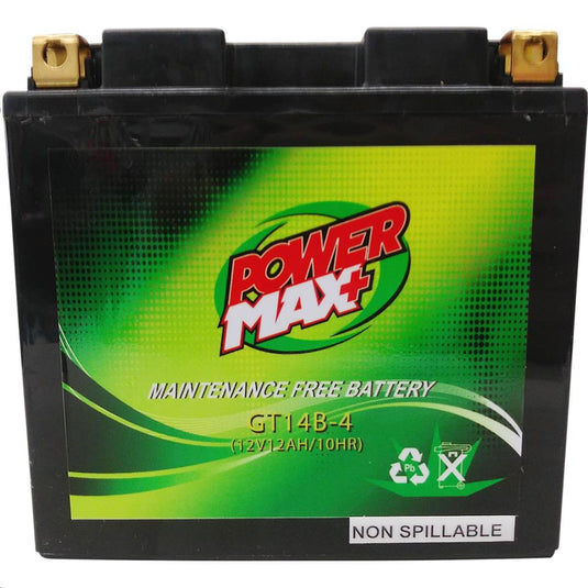 Power Max GT14B-4 Maintenance-Free Battery